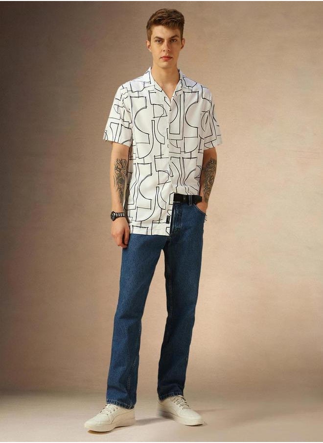 Dennis Lingo Button Down Collar Casual Shirt by Styli  - Image 4