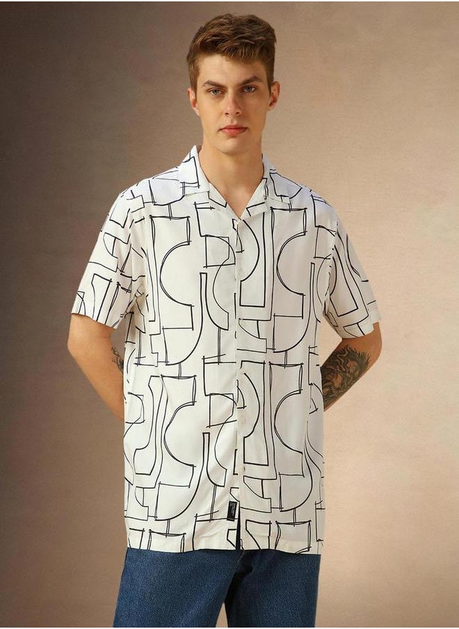 Dennis Lingo Button Down Collar Casual Shirt by Styli  - Image 1