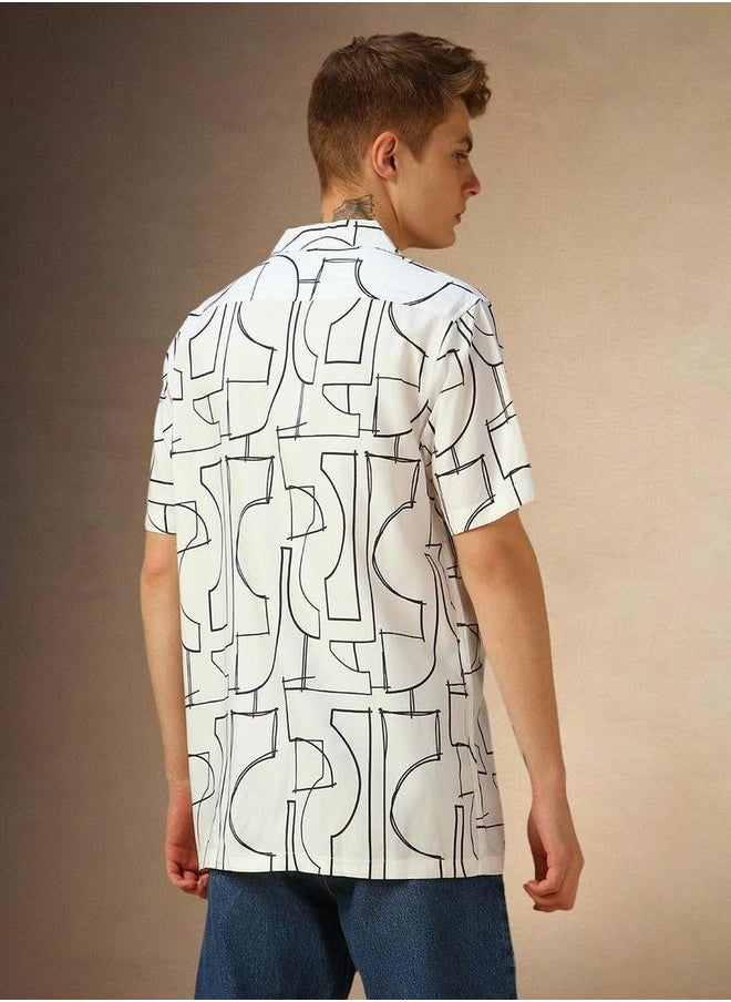 Dennis Lingo Button Down Collar Casual Shirt by Styli  - Image 2