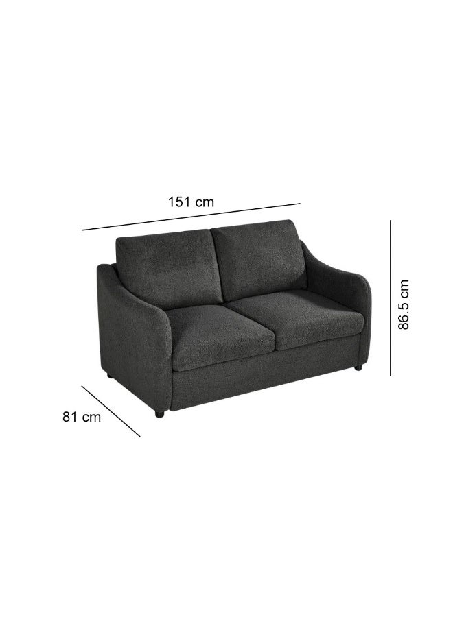 Baytonia Arabellay 3-Piece Sofa Set - Dark Grey - Image 4