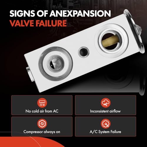 A-Premium A/C Expansion Valve Compatible with Ford Thunderbird 2002-2005, Jaguar S-Type 2000-2008, Super V8 2005-2009, Lincoln LS 2000-2006 - Image 5