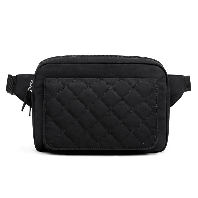 G4Free Small Diaper Bag for Baby Girl and Boy Mini Sling Diaper Bag Fanny Pack with Portable Changing Pad black - Image 2