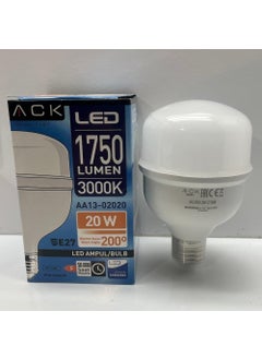 En Parlak Brightest Ack 20W 6500K White Light E27 LED Bulb AA13-02023  - Image 2