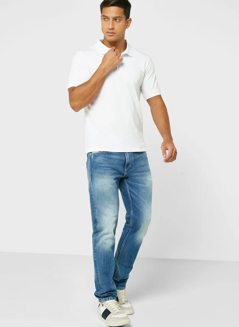 Seventy Five Basics Essential Pique Polo Shirt