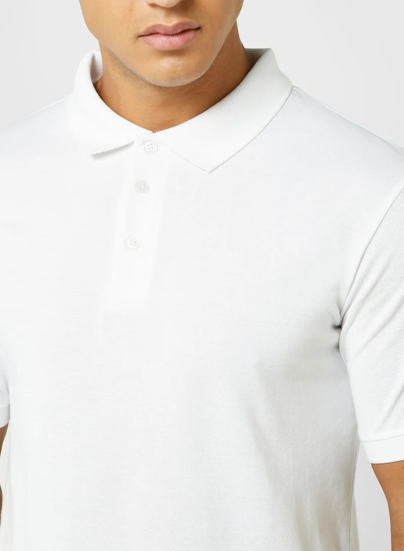 Seventy Five Basics Essential Pique Polo Shirt