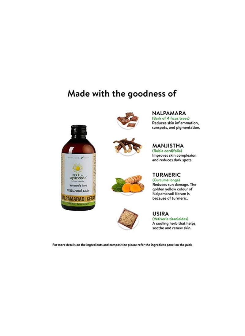 Kerala Ayurveda - Kerala Ayurveda  cream 200ml  Face & Body Oil  Removes Tan and Dark Spots  With  Coconut Oil Base - Image 1