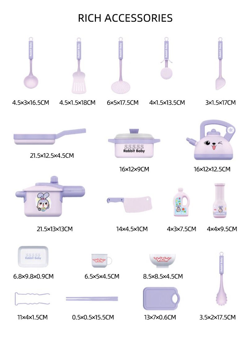 Sharpdo Multi Kinetic Children Pretend to Play with Electric Kitchen Toys - Image 3