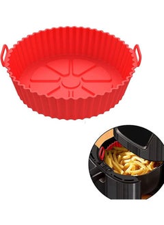 Air Fryer Silicone Pot 8 inch Air Fryer Oven Accessories Liners Replacement