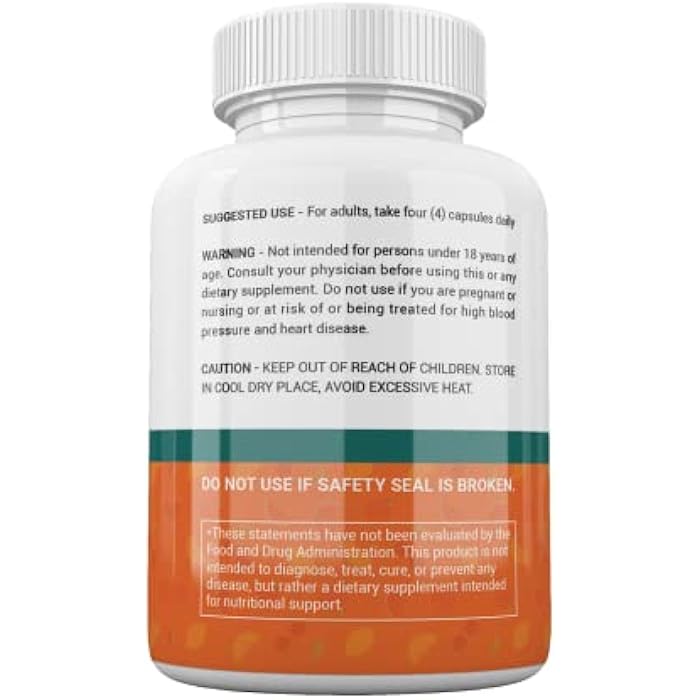 KRK SUPPLEMENTS 1 Bottle Nitric Oxide Complex 3500mg Per Serving L-Arginine HCL AAKG AKG Alpha Ketoglutarate Citrulline Malate 120 Capsules - Image 4