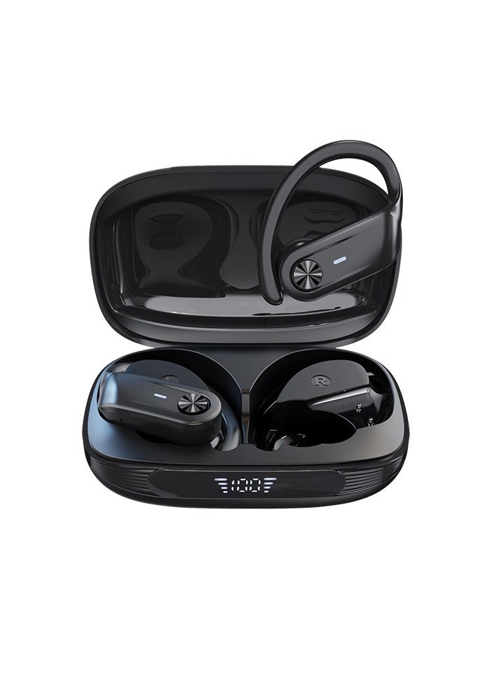 Generic Active Wireless Earbuds, Hifi Noise Reduction Ear Hanging Earphones, Sweat Proof Wireless Headphones, Lightweight And Comfortable Bluetooth Headphones, (1pc, Black) 
