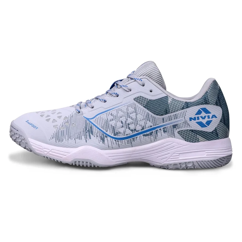 نيفيا Nivia HY-Court 3.0 Badminton Shoe for Men - Lightweight Rubber Sole Sports Footwear with Breathable Mesh Upper