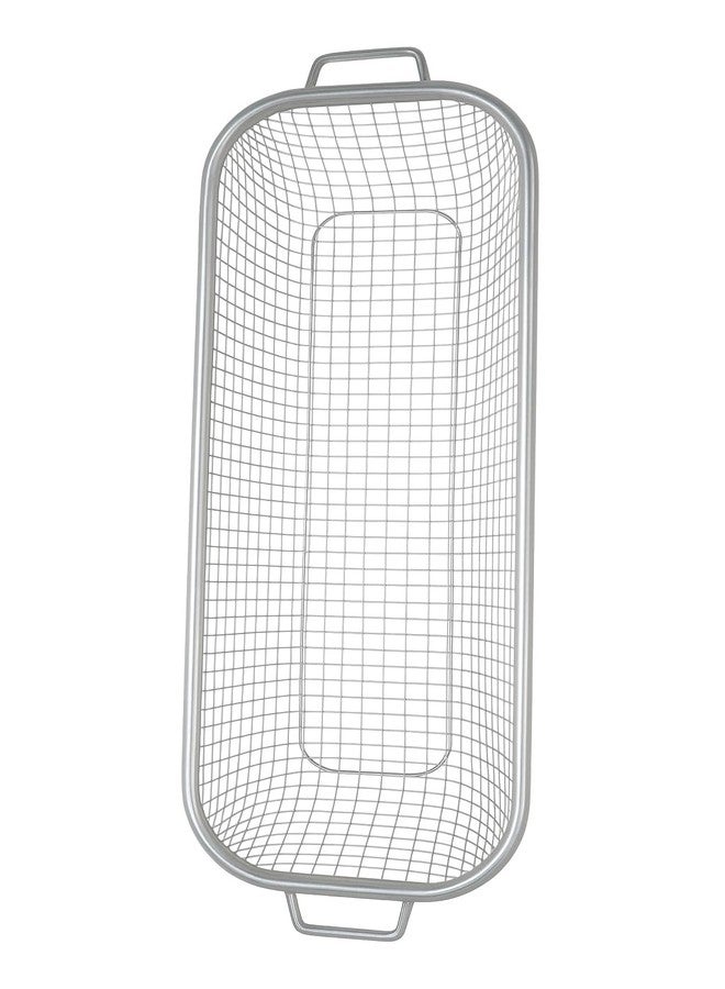 HEBEZON Stainless Steel Over The Sink Expandable Colander | Kitchen Strainer Basket with Mesh for Draining, Rinsing Fruits, Vegetables, Pasta | Adjustable Kitchen Sink Strainer Basket(31X12.5X5cm) - Image 2