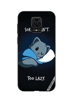 VR CREATIVE Protective Case Cover For Xiaomi Mi Note 10 Lite 5G Sorry Cant Too Lazy Design Multicolour  - Image 1
