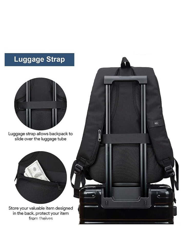 Tzowla Laptop Travel Backpack for Women Men Water Resistant Anti Theft College Backpacks - Image 4
