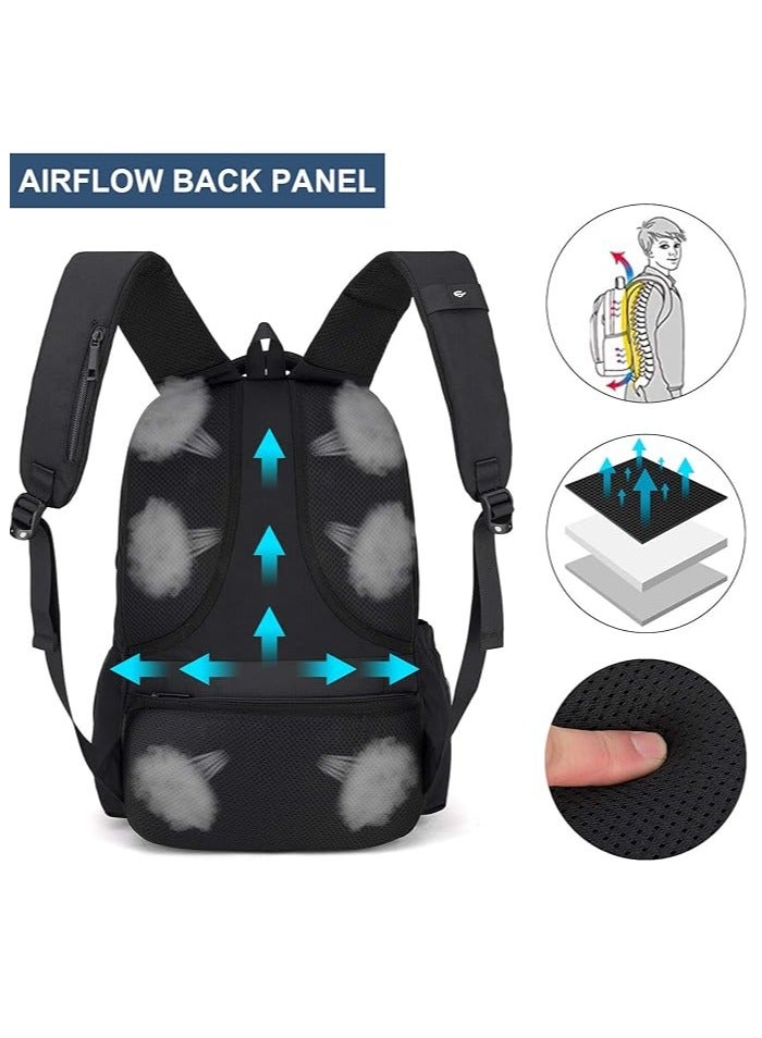 Tzowla Laptop Travel Backpack for Women Men Water Resistant Anti Theft College Backpacks - Image 5