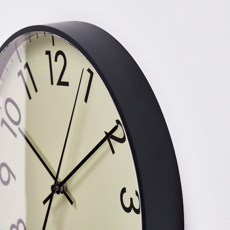 Baitique Wall Clock, Black/Beige, 28 cm - Image 3