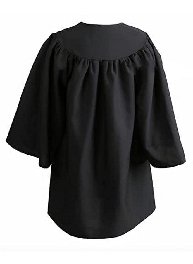 nic Nic Convocation Graduation Gown Costume Dress for Kids Complete Set (Gown,Cap) Black (7-8 YEARS) - Image 3