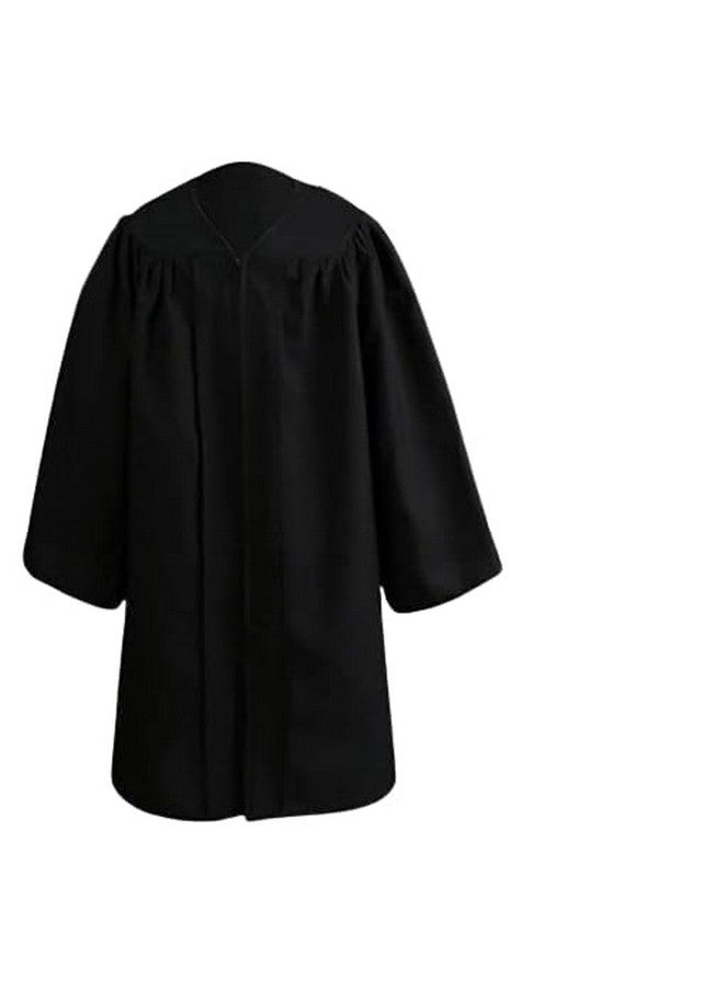 nic Nic Convocation Graduation Gown Costume Dress for Kids Complete Set (Gown,Cap) Black (7-8 YEARS) - Image 2