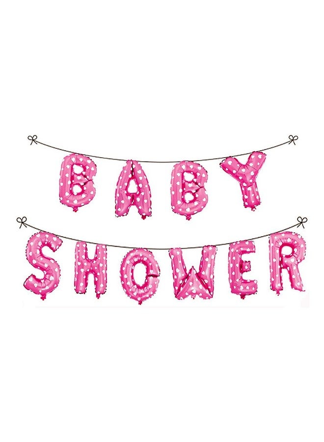 Yey Props and Decoration Combo Set (6 pcs) Balloons + Pink and Blue Fringe Curtain + Sash and Badge for Party and Decoration (Pink and Blue Color) - Image 4