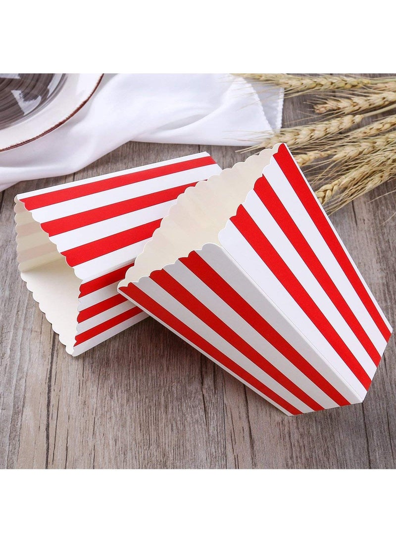 50 Red Stripe Pattern Popcorn Boxes for Party Decor - 11.5 x 5CM Dinnerware Set - pzsku/ZC77096F11DB75F0D67F8Z/45/_/1713522404/e4e1ae98-aec3-4833-8375-ef867e67959f