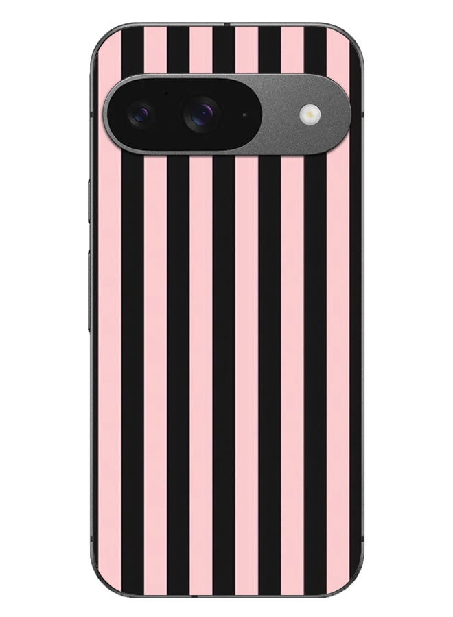 EYE CATCH Printed Protective Case Cover For Google Pixel 9 -  Pink & Black Lines - Image 1