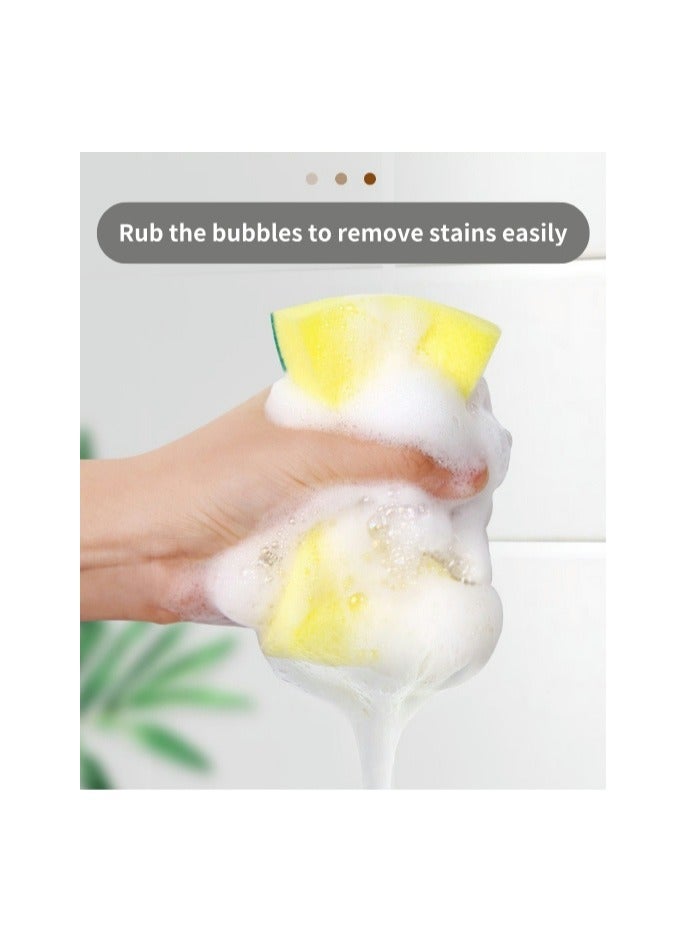 Dishwaher Sponge Heavy Duty Cellulose Scrub Sponges Kitchen, Powerful Scrubbing and Cleaning, Suitable for Washing Dishes and Kitchen Cleaning, Absorbent & Rich Foam | 10 Pcs Value Pack - Image 5