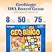 GeoToys GeoBingo USA Bingo for Kids Ages 4 and Up Geography Game for Home School or Camp Fun Kids Educational Game Bingo Games for Family Play and Learn States and Capitals of the USA - Image 3