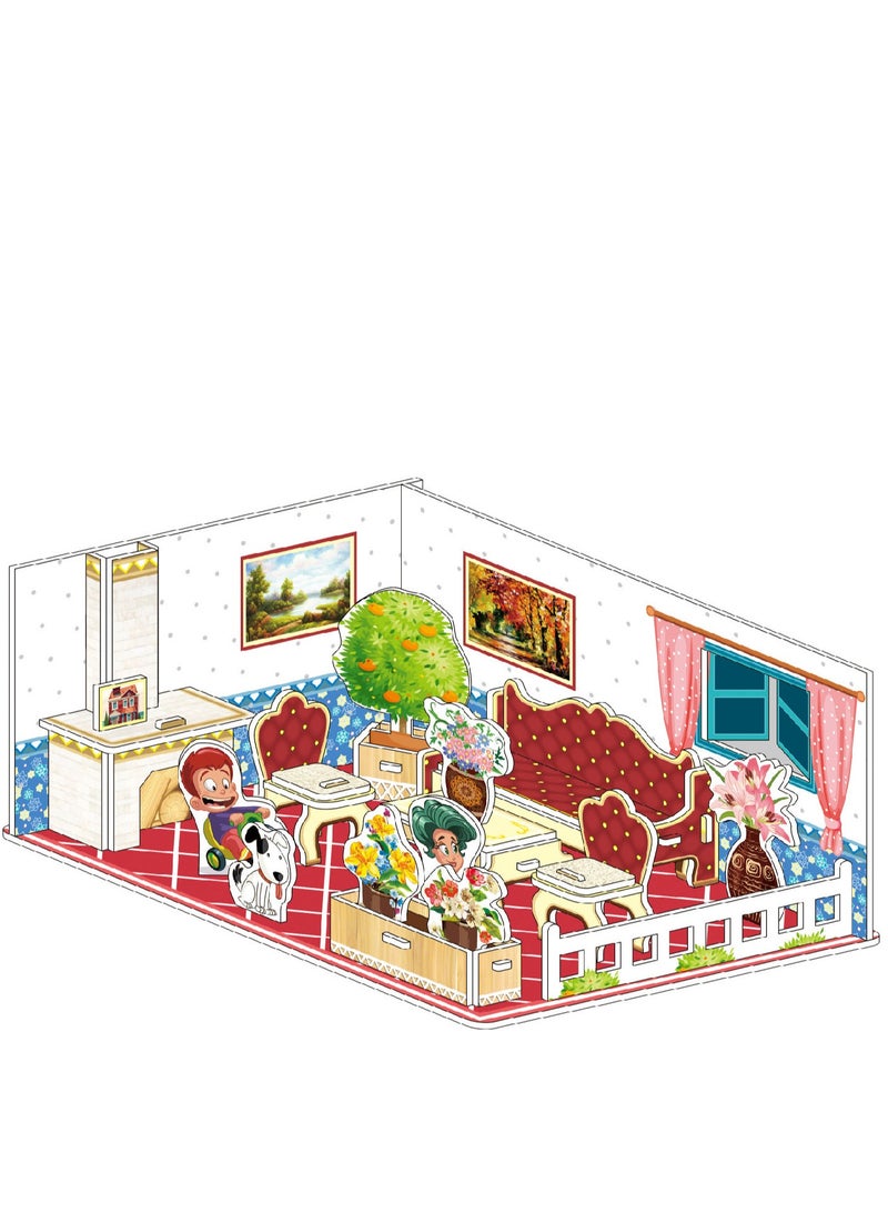 3D puzzles-Living room - Image 1