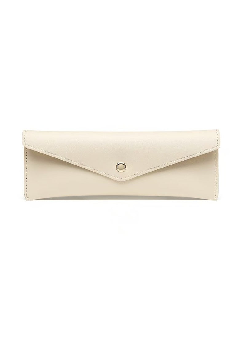 Generic Portable PU Leather Glasses Case Glasses Storage Box Makeup Brush Storage Box  - Image 2