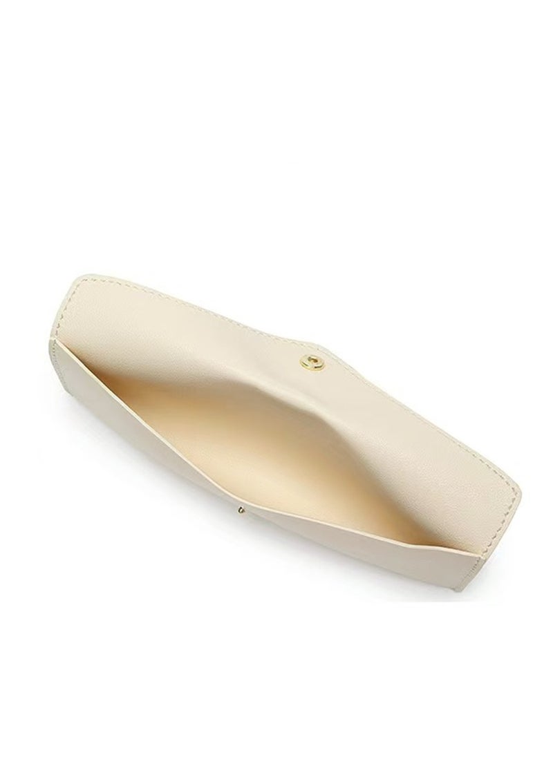 Generic Portable PU Leather Glasses Case Glasses Storage Box Makeup Brush Storage Box  - Image 3