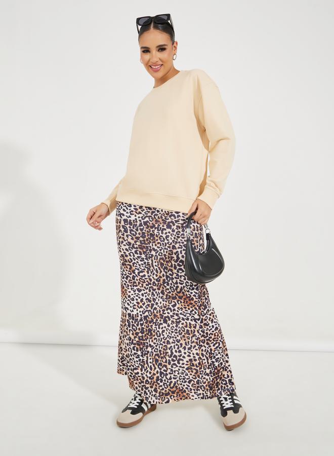 Styli Regular Fit Solid Sweatshirt  - Image 2