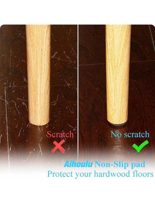 وسادات أثاث ذاتية اللصق، قطر 1.5 بوصة، مانعة للانزلاق، أغطية طاولات وكراسي وأرائك، واقيات أرضية لاصقة، عبوة من 40 قطعة - Image 3