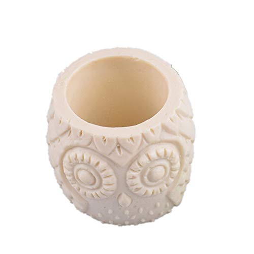 NINEXY Owl Silicone Resin Flower Pot Molds,Ceramic Clay Pots Mold Planter Silicone Mould,Flowerpot Concrete Mould for Home Decoration Table Crafts Making - Image 4