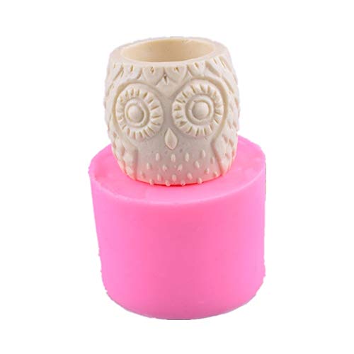 NINEXY Owl Silicone Resin Flower Pot Molds,Ceramic Clay Pots Mold Planter Silicone Mould,Flowerpot Concrete Mould for Home Decoration Table Crafts Making - Image 5