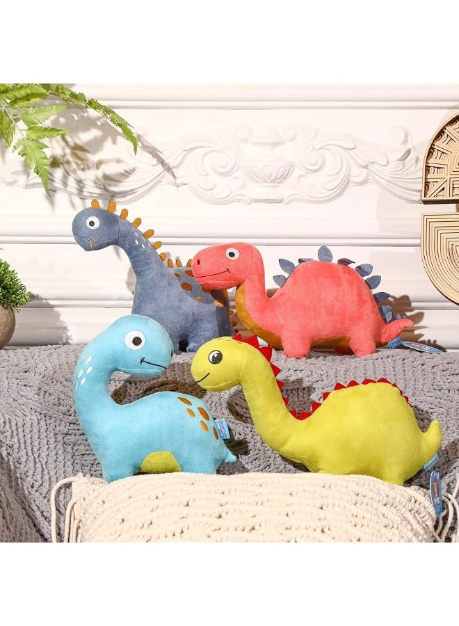 Aoriher 4 Packs Dinosaur Stuffed Animal Cute Dinosaur 9 Inch Dinosaur Plush Toys Adorable Soft Dinosaur Toy for Kids Baby Birthday Party Favors - Image 3