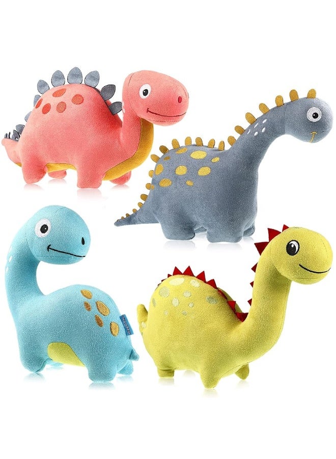 Aoriher 4 Packs Dinosaur Stuffed Animal Cute Dinosaur 9 Inch Dinosaur Plush Toys Adorable Soft Dinosaur Toy for Kids Baby Birthday Party Favors - Image 2