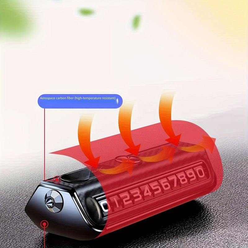 Light Luxury Wood Grain Temporary Car Number Plate Pass Holder With 10 Scenes - Image 5