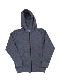 Kids Basic Melton Jacket with Hoodie