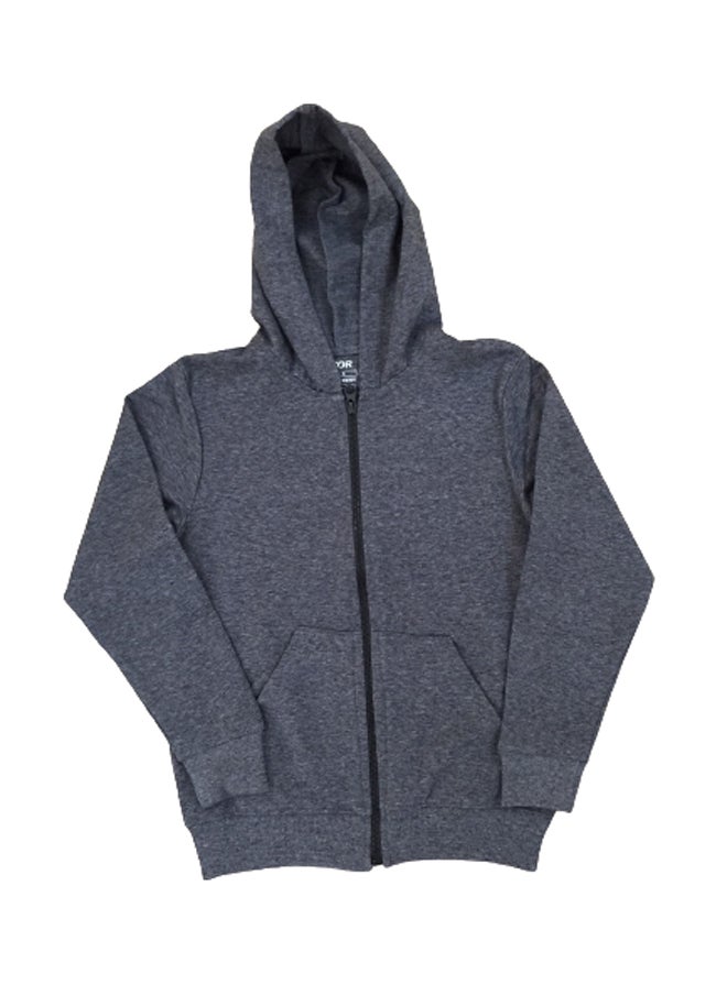 IZOR - Kids Basic Melton Jacket with Hoodie - Image 1