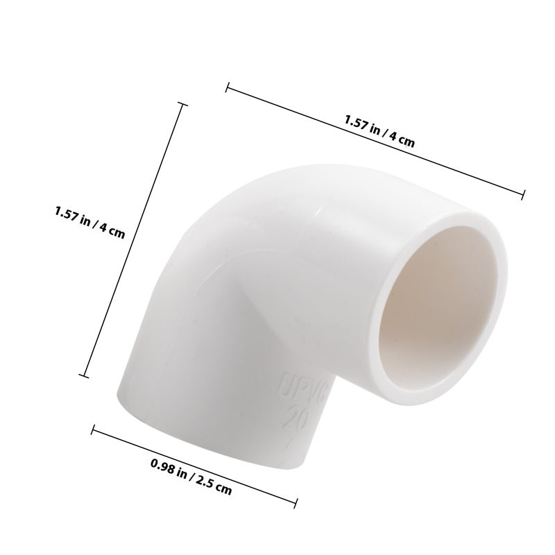 📦 موصلات خرطوم PVC بزاوية 90 درجة موفرة للمساحة لأنابيب المياه - Image 2
