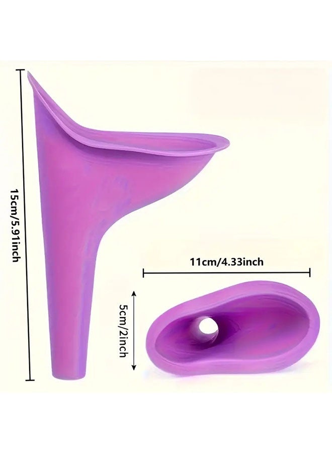 Happy D Female Urination Device, Portable Urinal, Reusable Urinal Funnel, Standing Funnel for Travel, Camping, Hiking, Outdoor Activities - Image 2