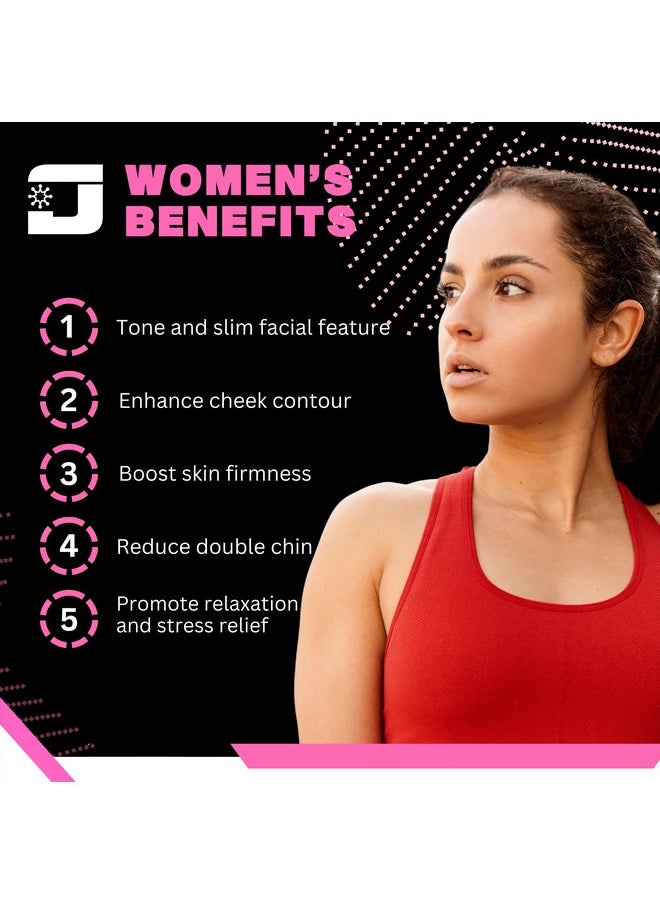 Jawzrsize - Jawzrsize Jaw Exerciser for Women - Double Chin Reducer, Facial Toner, Neck Exerciser for Younger and Healthier Look Helps Reduce Stress and Cravings Jawline Trainer (Ladies Kit) - Image 1