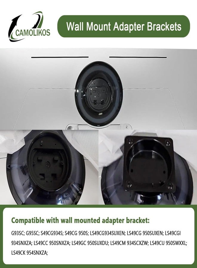 CAMOLIKOS Wall Mount Adapter Brackets Compatible with Odyssey Samsung G9 49'' G93SC S49CG934S LS49CG934SUXEN 950SUXEN - Image 5