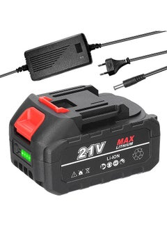 21V Makita Rechargeable Lithium Battery and Battery Adapter Set Electric Power Tool Replacement Battery with Battery Level Indicator Light