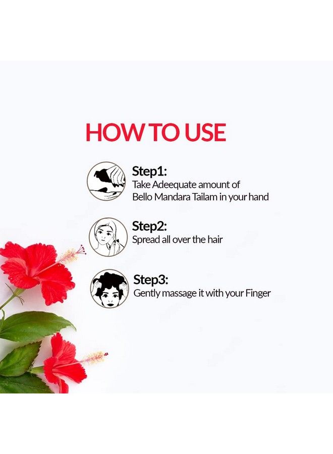 Bello زيت شعر ماندرا (الكركديه) 100 مل عبوة من 2 يحسن نمو الشعر وكثافته ويجعل الشعر ناعماً ويمنع التجاعيد. - Image 4