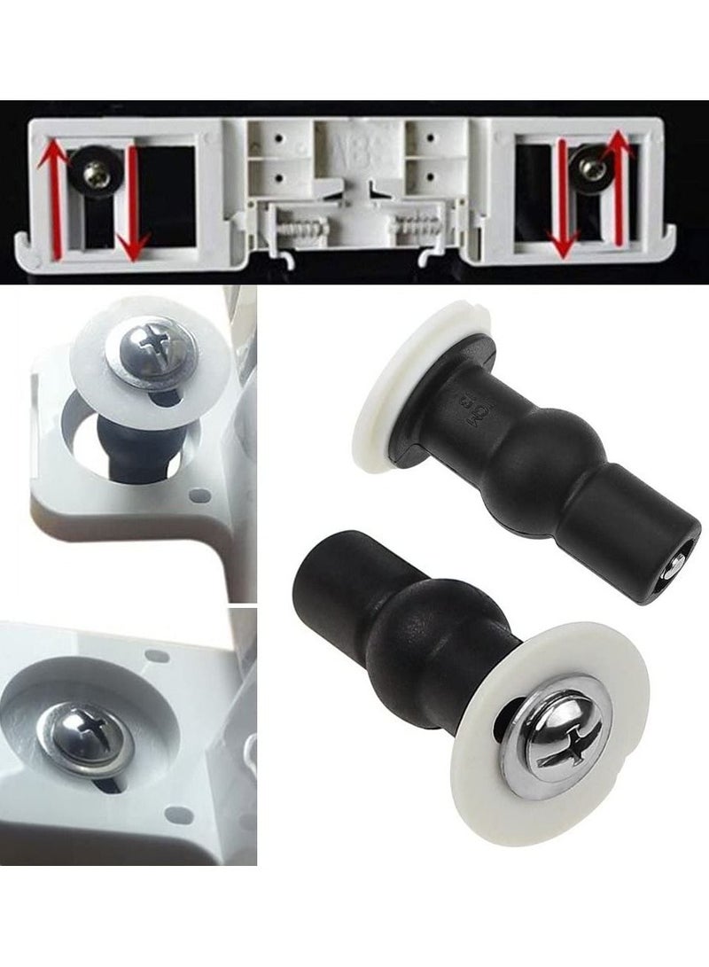 سيوسي 4 عبوات من براغي مفصلات لمقعد المرحاض ، مثبتات لمقاعد المرحاض ، تثبت براغي الصواميل المطاطية المتوسعة - Image 2