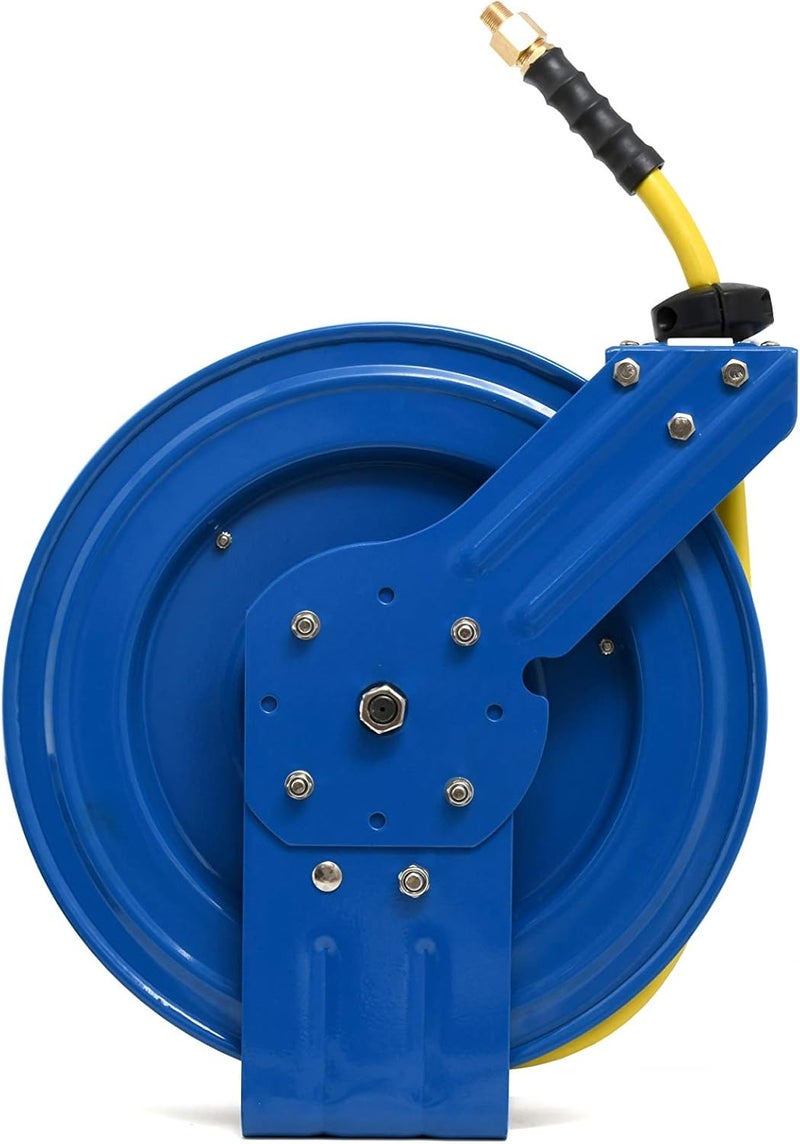 BluBird OilShield 18ga Heavy Duty Retractable Air Hose Reel 12 x 50 - Image 5