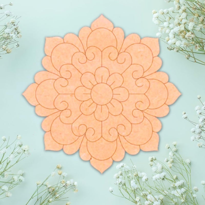 KRAVORAH ألواح MDF بقطر 12 بوصة من KRAVORAH | لوح خشب MDF دائري من الصنوبر للفنون والحرف، فن ليبان وفن ماندالا | قطع خشبية ذات سطح أملس لديكور المنزل، مشاريع صيفية DIY | ديكور حائط DIY | لوح فني - Image 5
