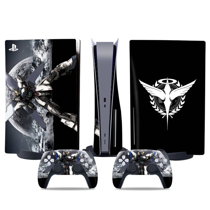 ملصق إصدار PS5 البصري، غلاف حماية لجهاز PS5 الرقمي ويد التحكم، يدعم الشحن المباشر، لا يترك أثرًا للصمغ، جهاز ألعاب - Image 3