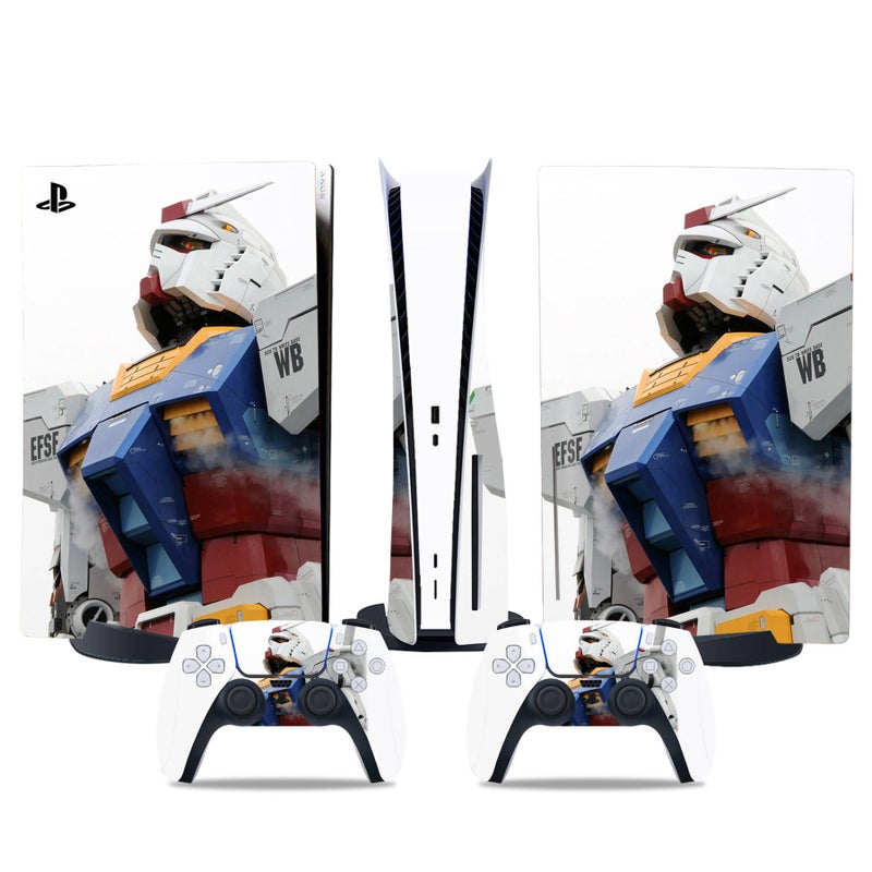 ملصق إصدار PS5 البصري، غلاف حماية لجهاز PS5 الرقمي ويد التحكم، يدعم الشحن المباشر، لا يترك أثرًا للصمغ، جهاز ألعاب - Image 1